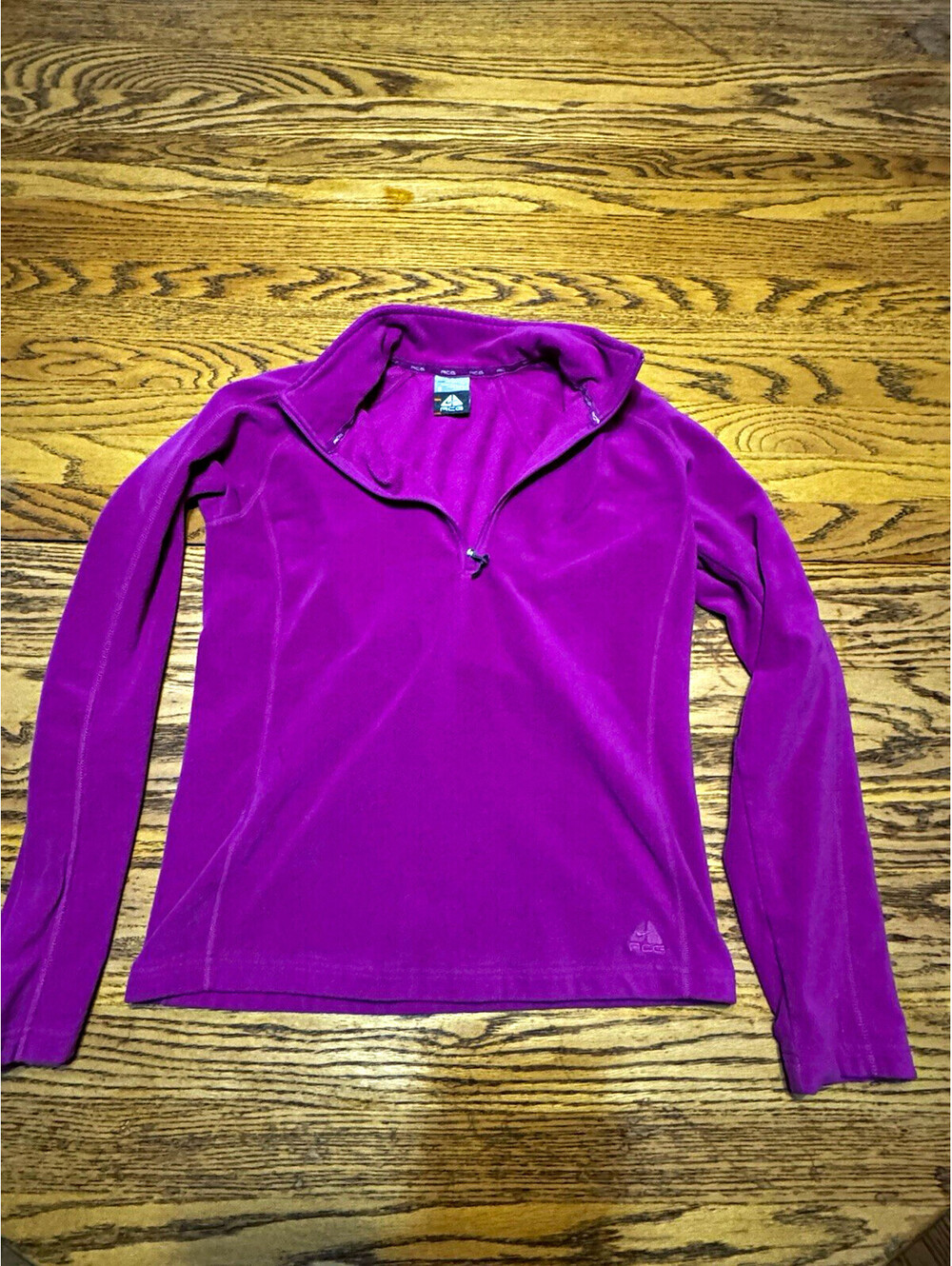 Nike ACG Therma-FIT Women’s S Magenta Fleece 1/4 Zip Pullover Y2K Outdoor